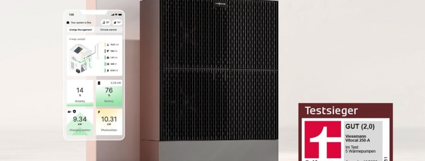 Viesmann Vitocal 250-A erneut Testsieger bei Stiftung Warentest